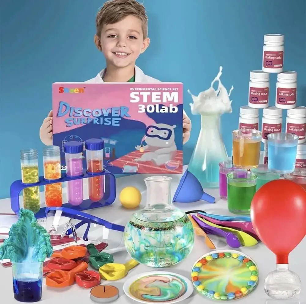SNAEN STEM Discover Surprise Science Kit - 30 Lab Experiments for Kids‎